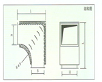 BF型消声弯头